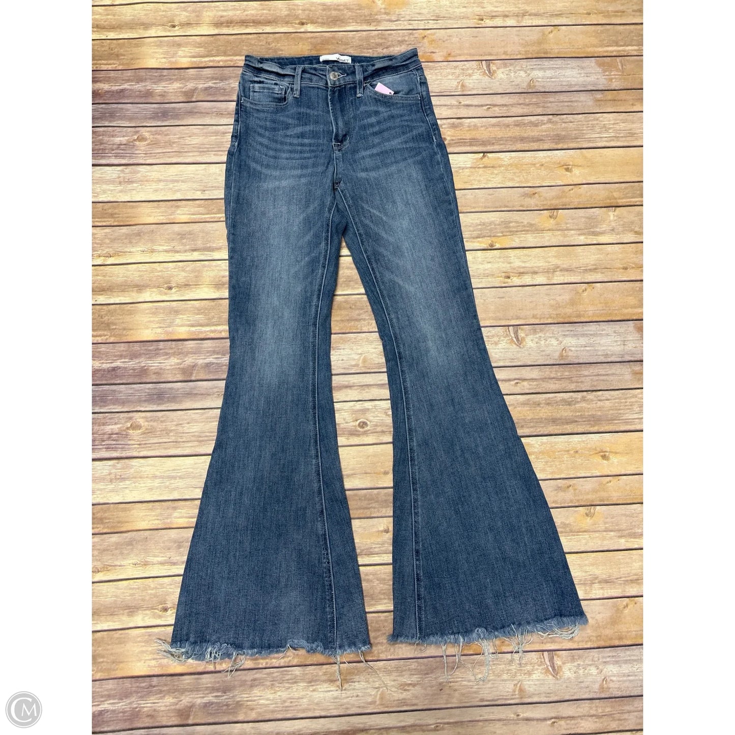 Jeans Wide Leg By Vervet In Blue Denim, Size: 4