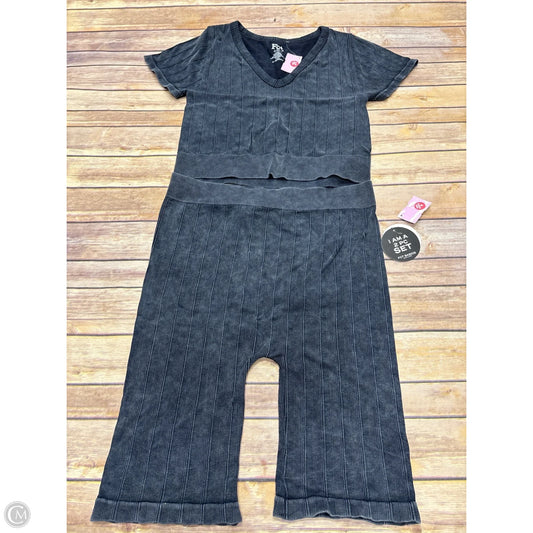 Shorts Set By Cme In Blue, Size: 1x