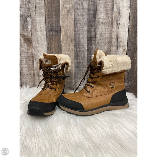 Boots Designer By Ugg In Brown, Size: 10