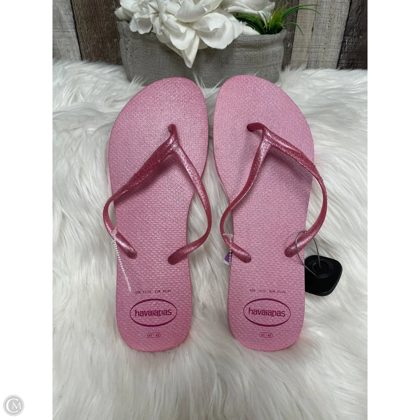Sandals Flip Flops By Havaianas In Pink, Size: 11