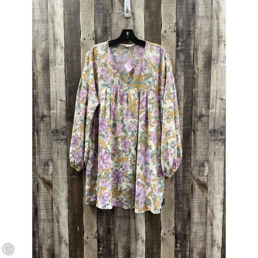 Dress Casual Short By Entro In Floral Print, Size: M