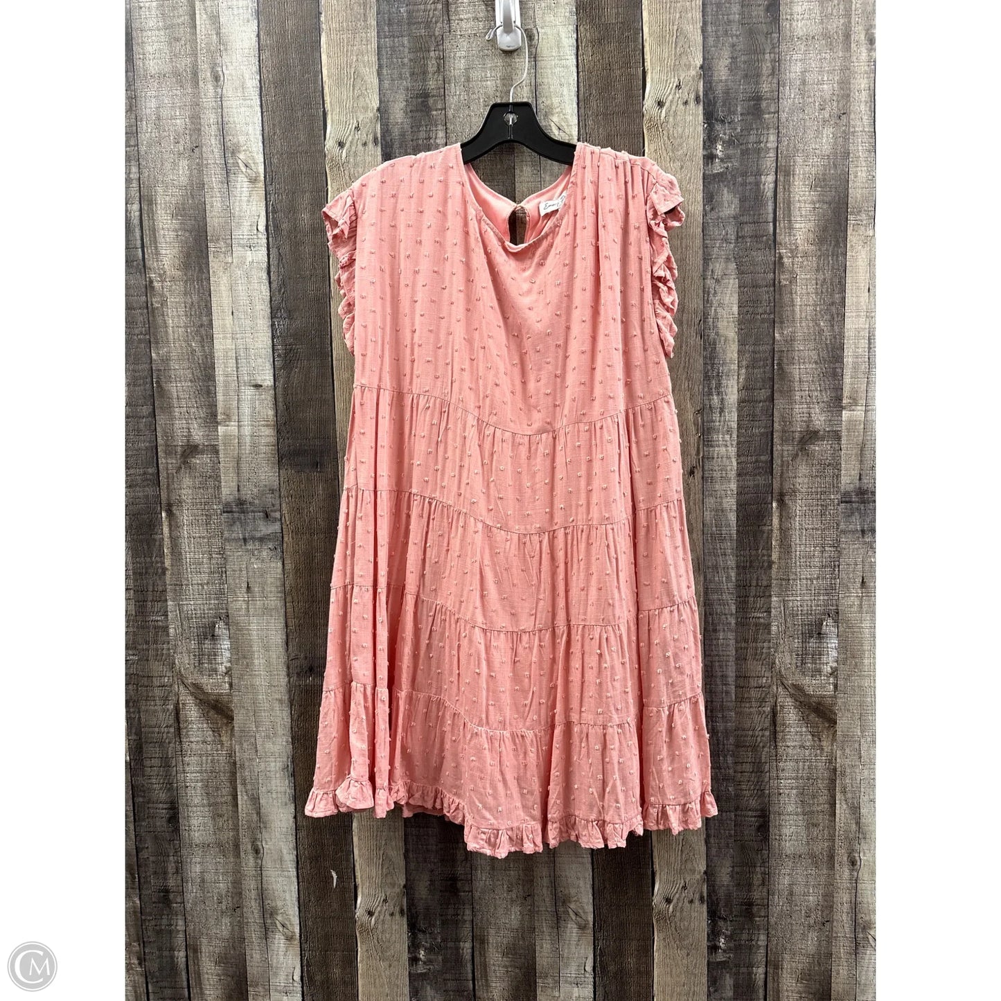 Dress Casual Short By Emory Park In Peach, Size: L