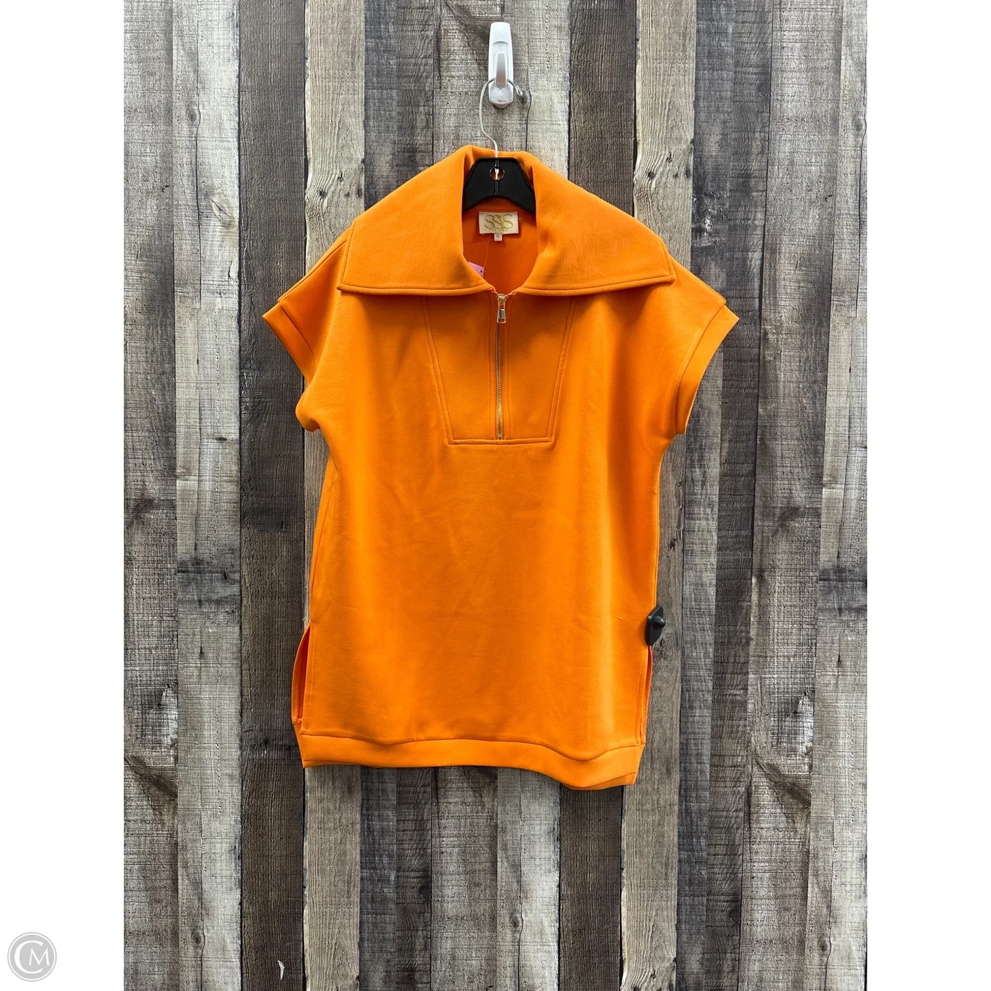 Tunic Short Sleeve By Sas In Orange, Size: M