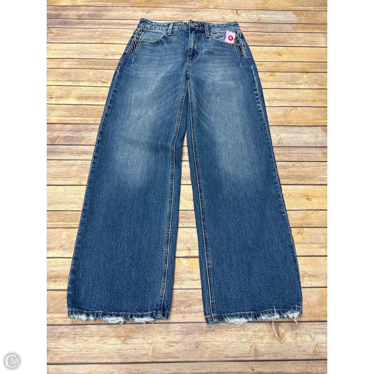 Jeans Flared By Vervet In Blue Denim, Size: 2