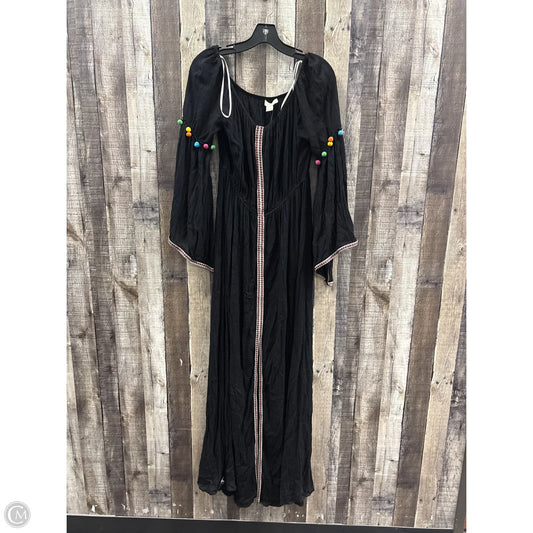 Dress Casual Maxi By Forever 21 In Black, Size: L