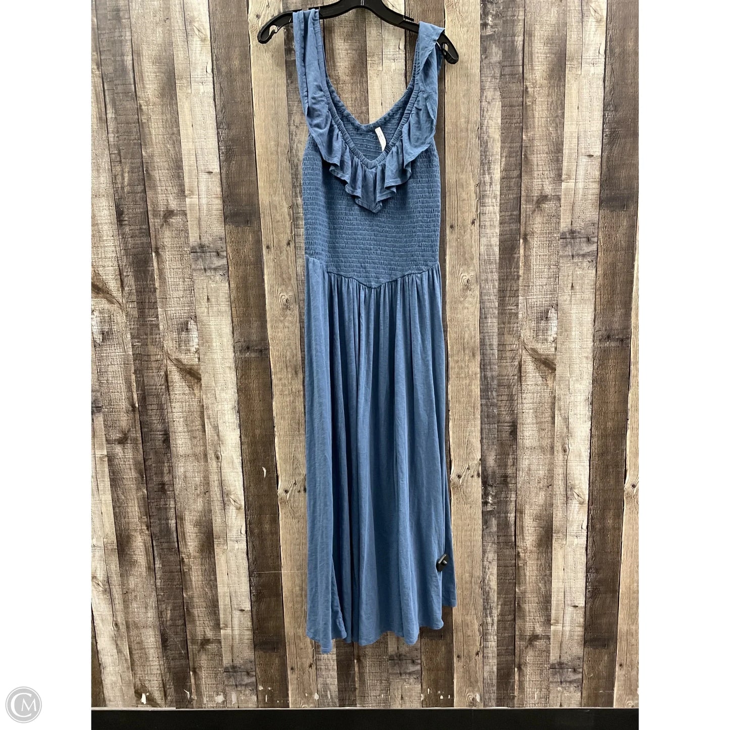 Dress Casual Maxi By American Eagle In Blue, Size: L