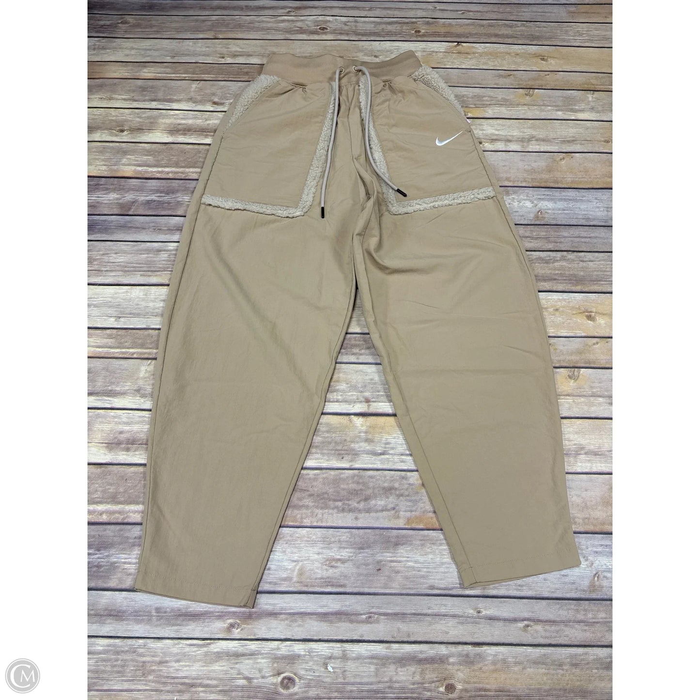 Athletic Pants By Nike In Tan, Size: Xs