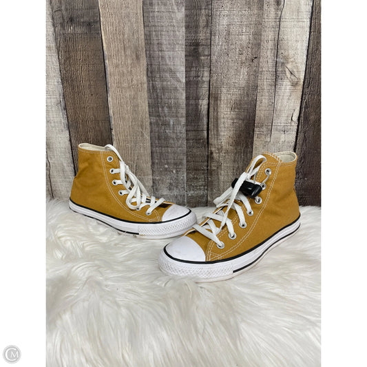 Shoes Sneakers By Converse In Gold, Size: 8
