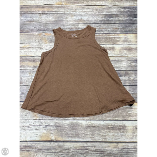 Tank Top By Time And Tru In Tan, Size: Xl