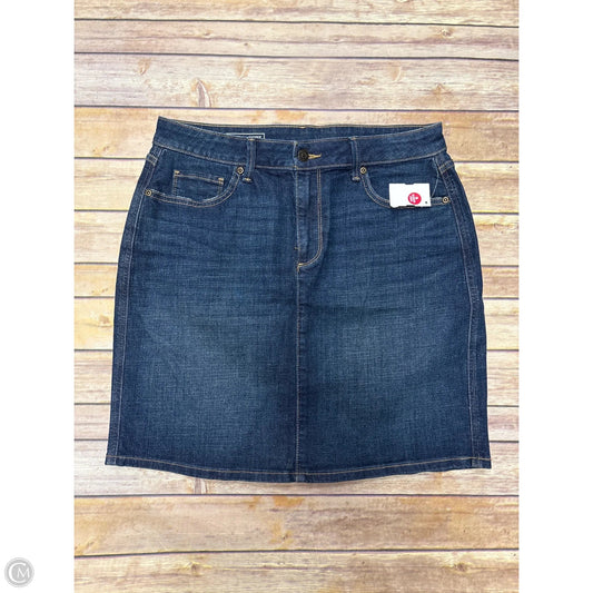 Skirt Mini & Short By Sonoma In Blue Denim, Size: 10