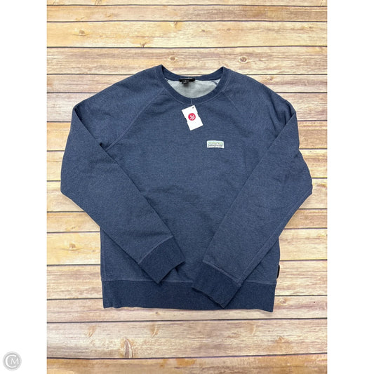 Sweatshirt Crewneck By Patagonia In Blue, Size: S