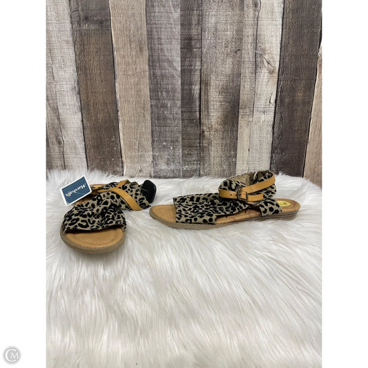 Sandals Flats By Blowfish In Animal Print, Size: 7