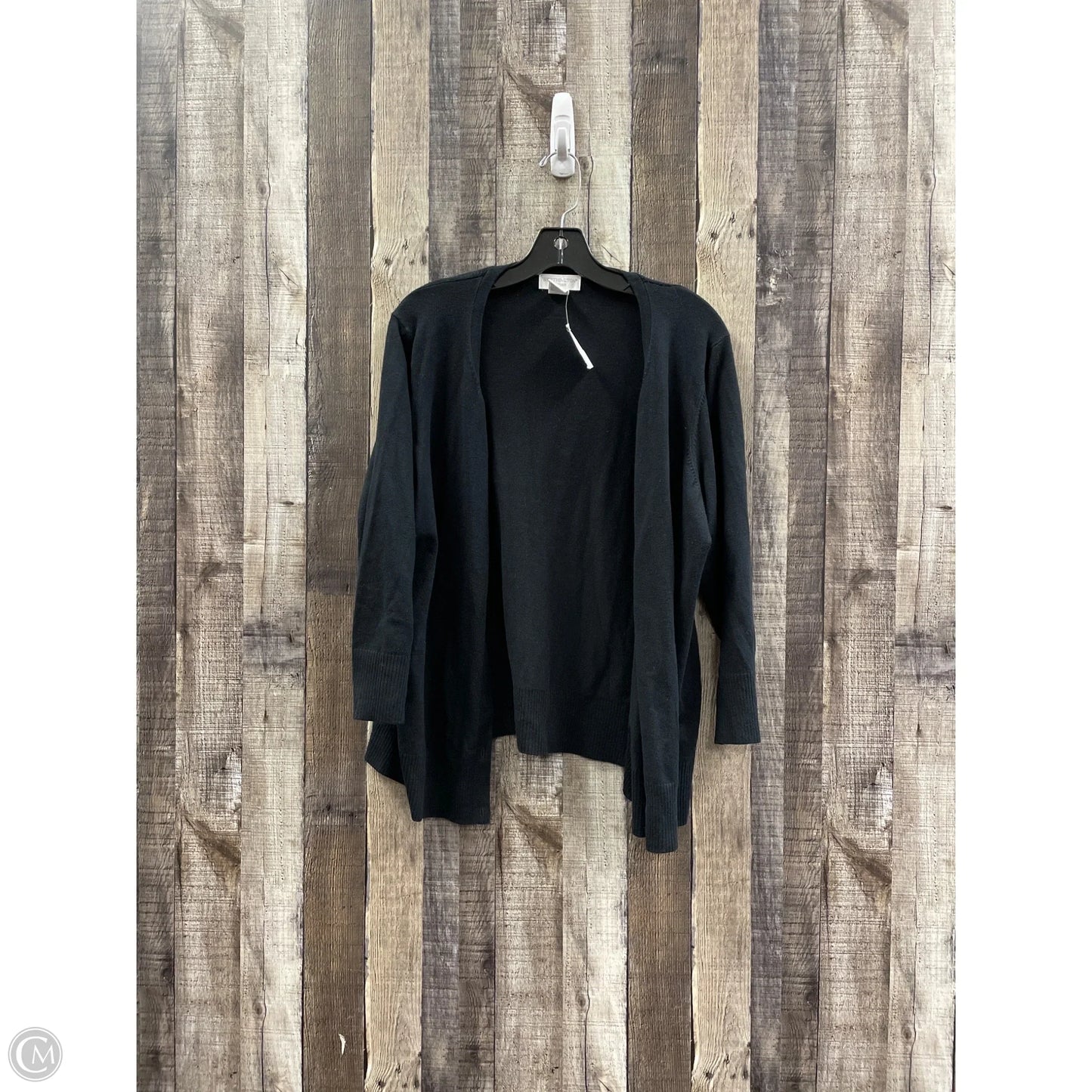 Cardigan By Worthington In Black, Size: 1x