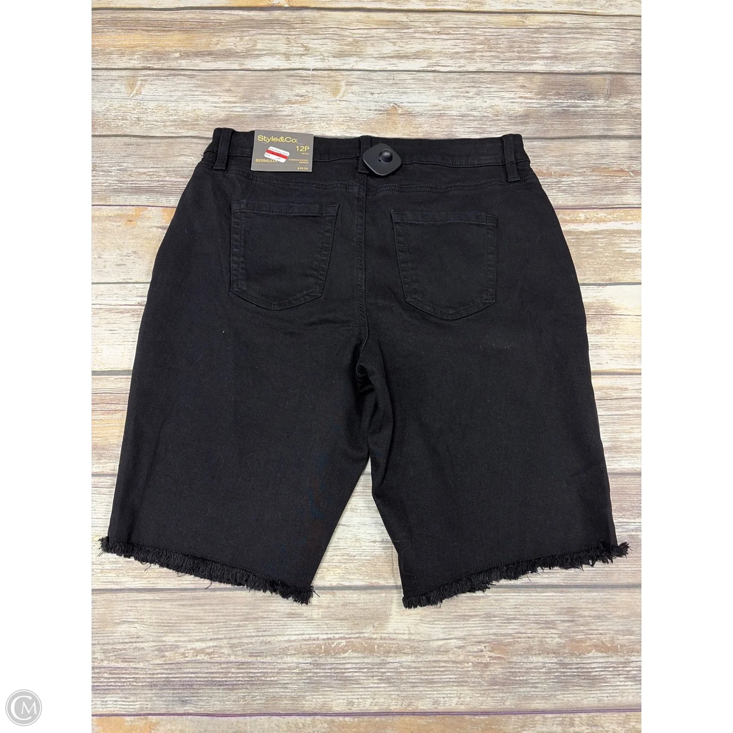 Shorts By Style And Company In Black, Size: 12p
