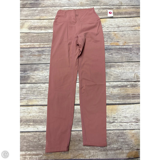 Athletic Leggings By Lululemon In Pink, Size: Xs