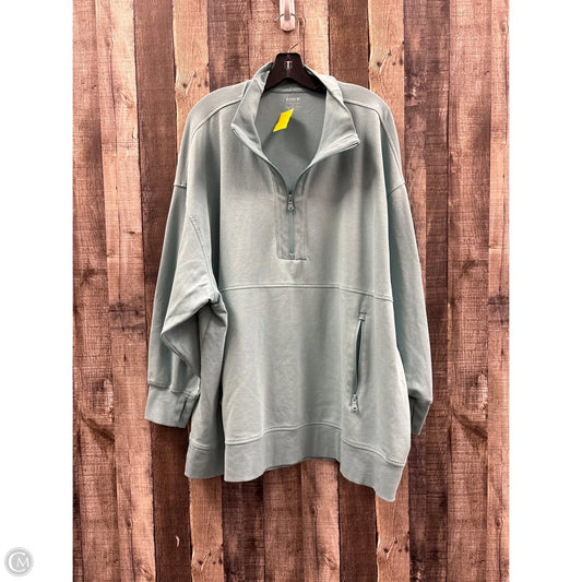 Athletic Sweatshirt Collar By Old Navy In Green, Size: 3x