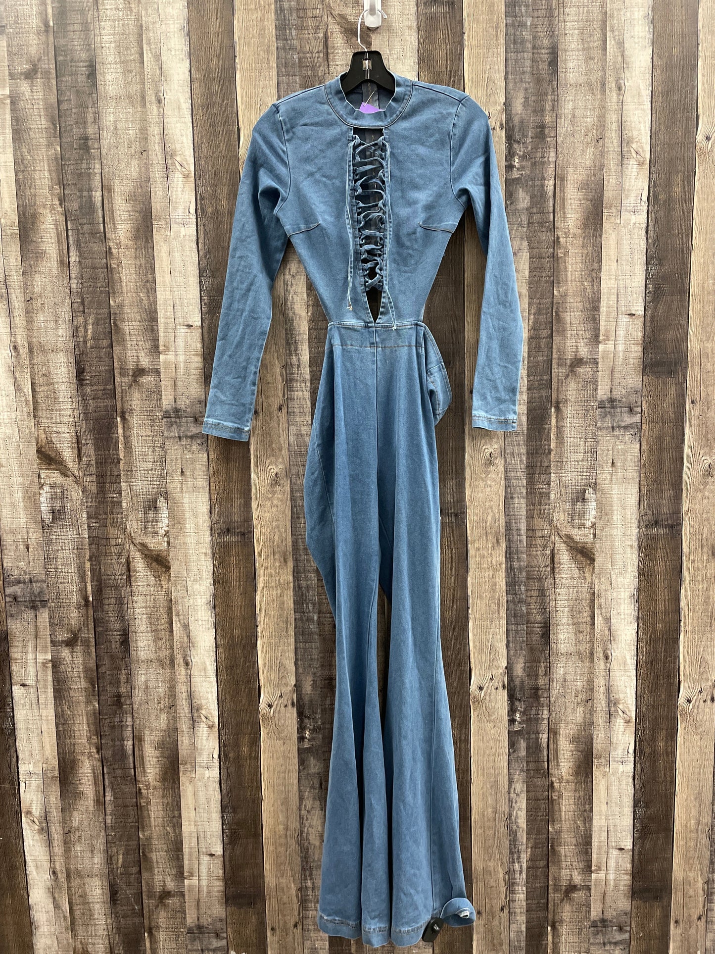 Blue Denim Jumpsuit Cmf, Size M