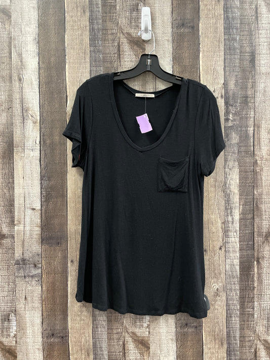 Black Top Short Sleeve Cme, Size L