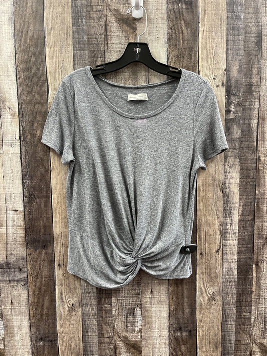 Grey Top Short Sleeve Abercrombie And Fitch, Size S