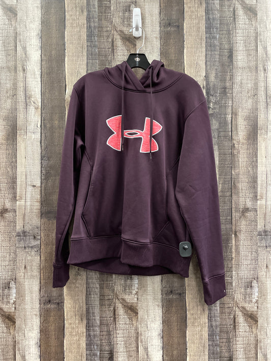 Red Sweatshirt Hoodie Under Armour, Size L