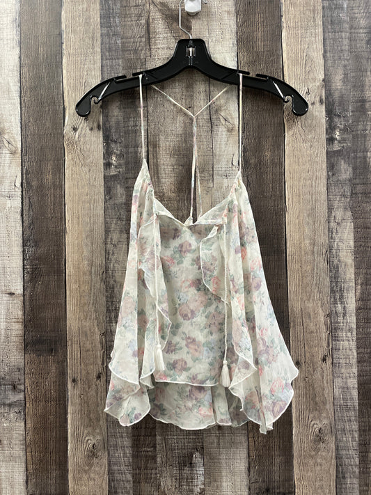 Top Sleeveless By Abercrombie And Fitch In Floral Print, Size: S