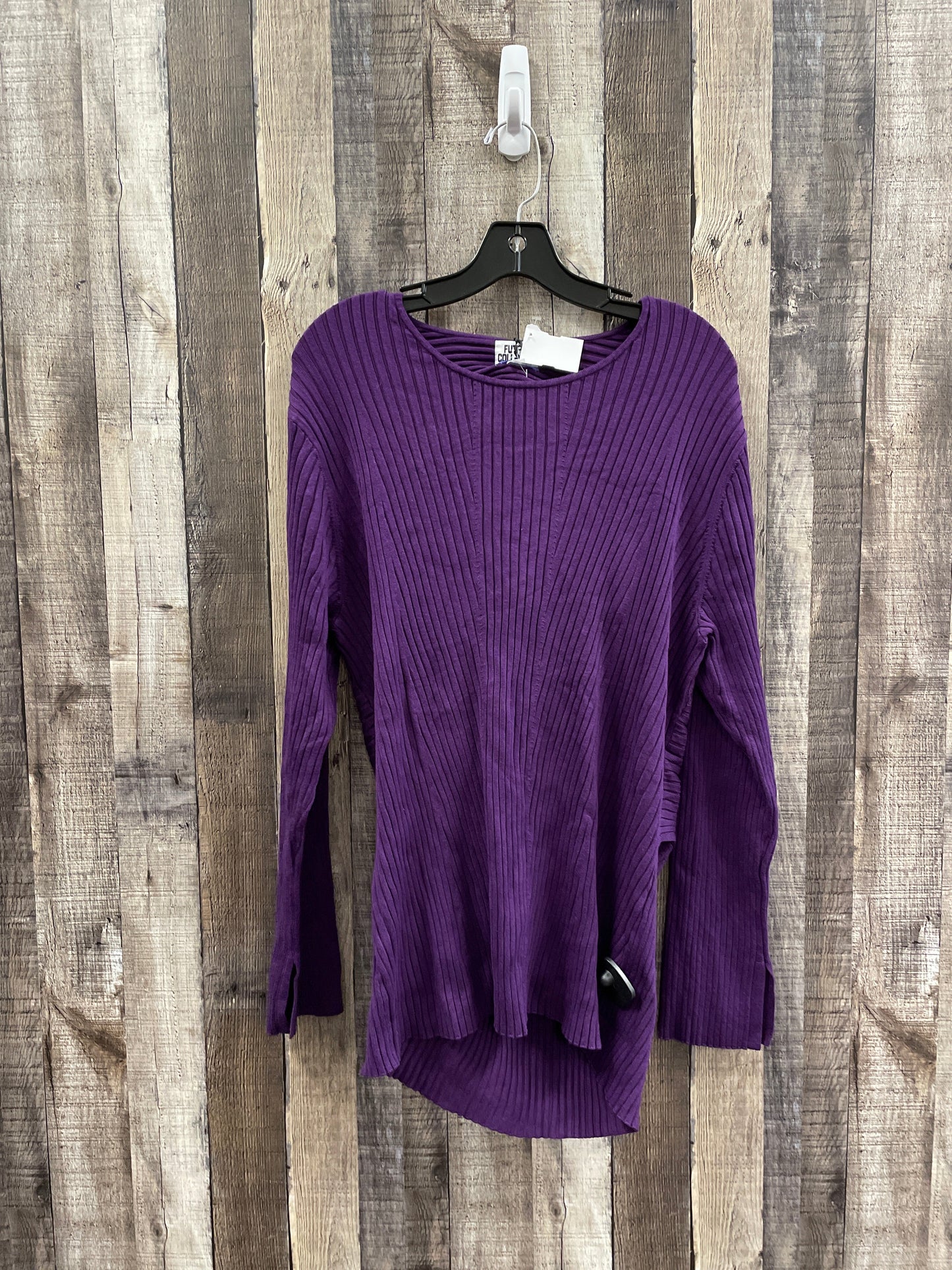 Sweater By Cme In Purple, Size: 2x