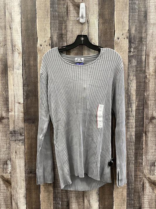 Sweater By Cme In Grey, Size: 1x