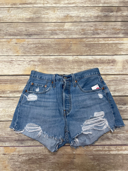 Blue Denim Shorts Levis, Size 4