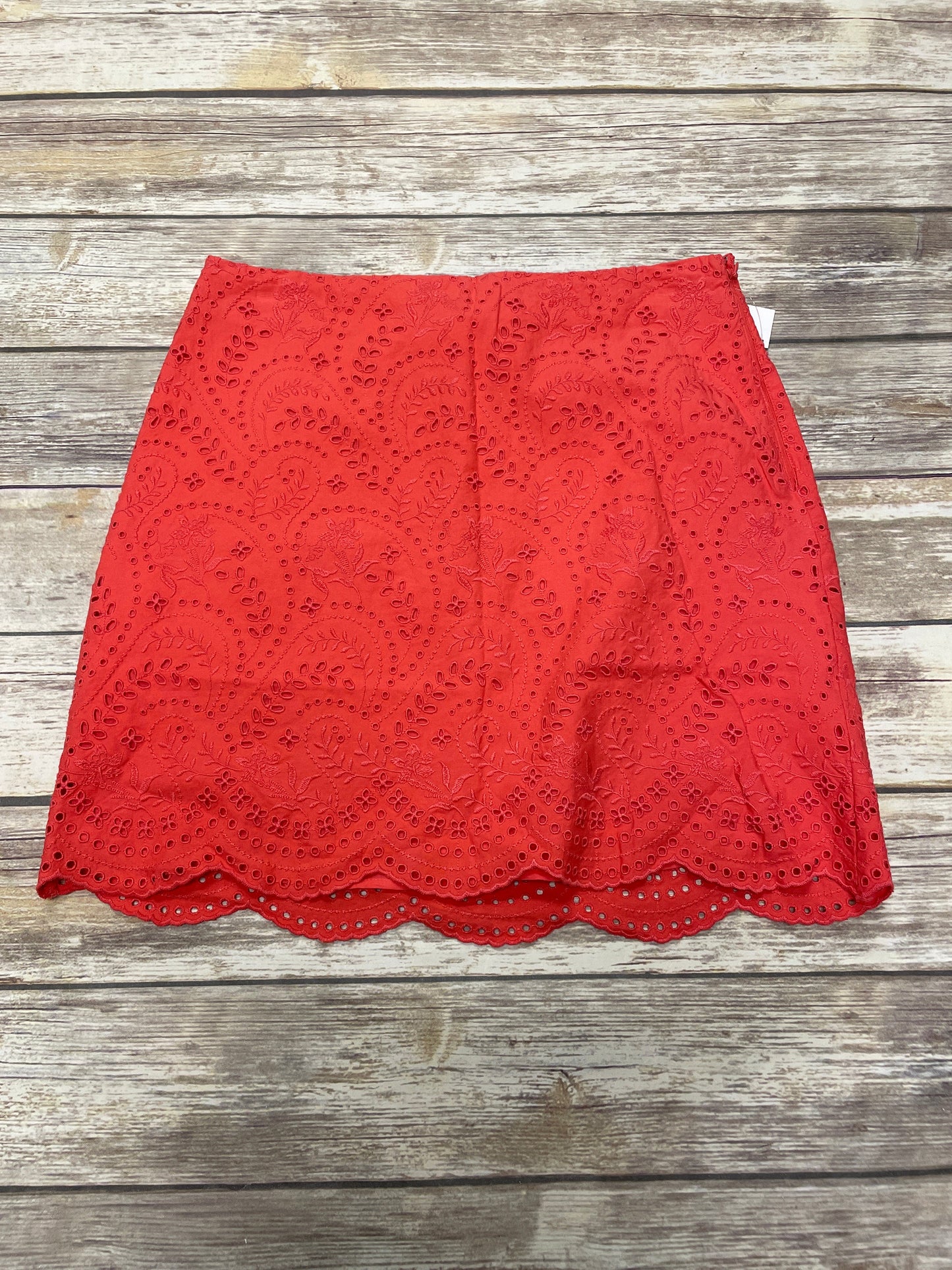 Skirt Mini & Short By Loft In Orange, Size: 6