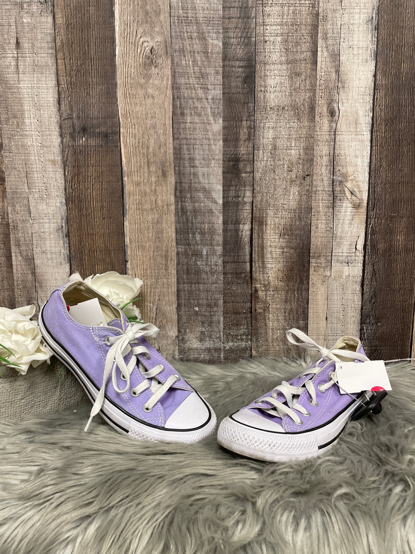 Purple Shoes Sneakers Converse, Size 6