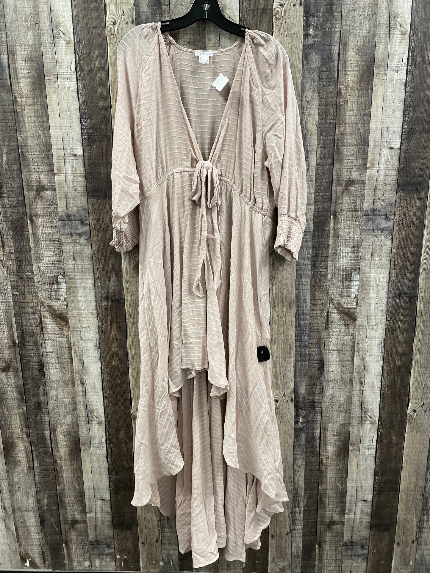 Dress Casual Maxi By Venus In Beige, Size: L