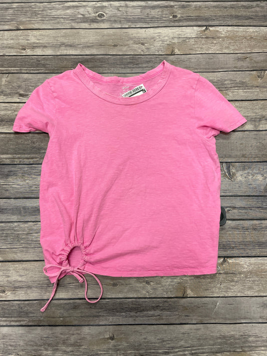 Top Short Sleeve By Aerie In Pink, Size: Xs