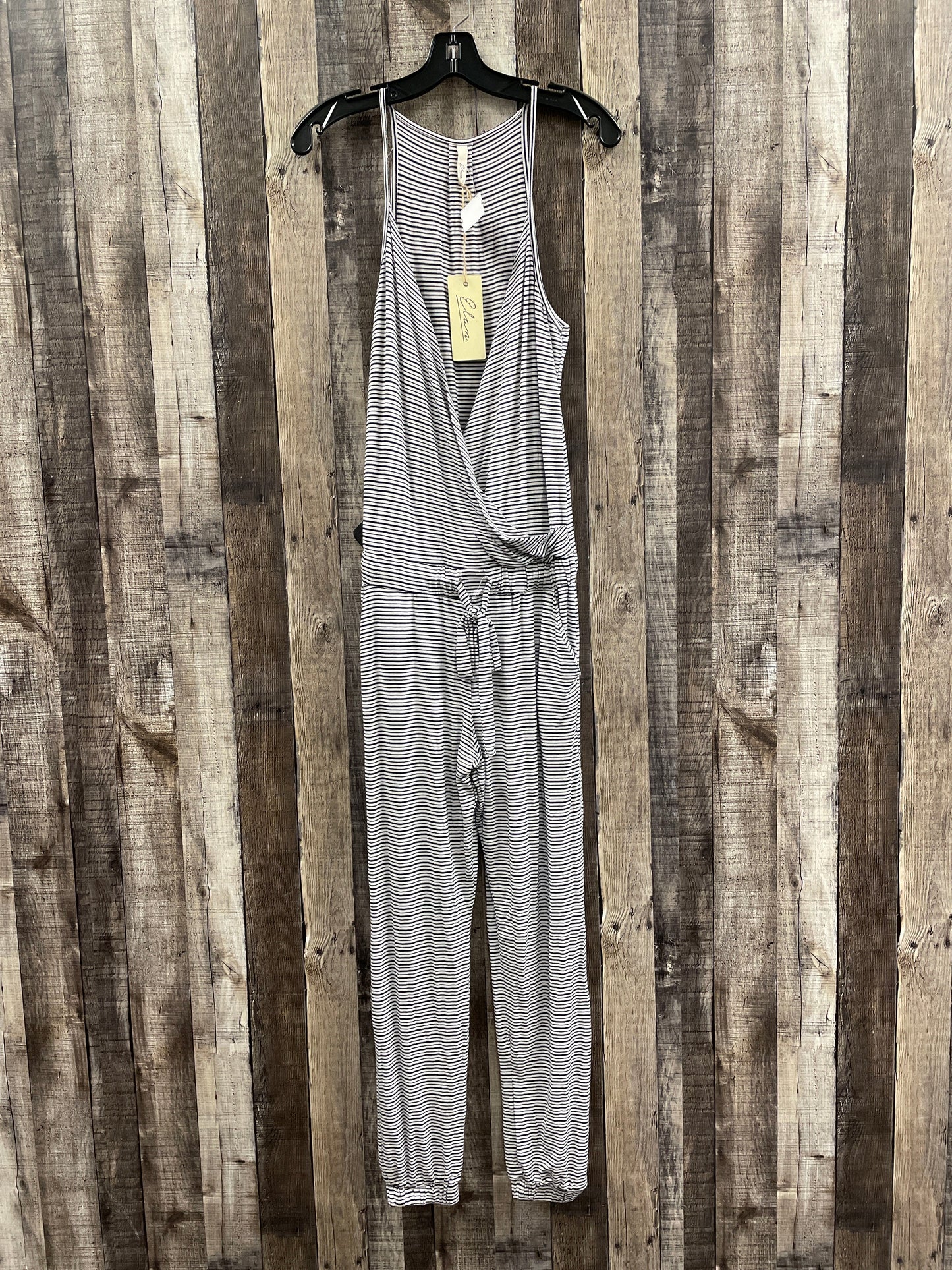 Jumpsuit By Elan In Striped Pattern, Size: S