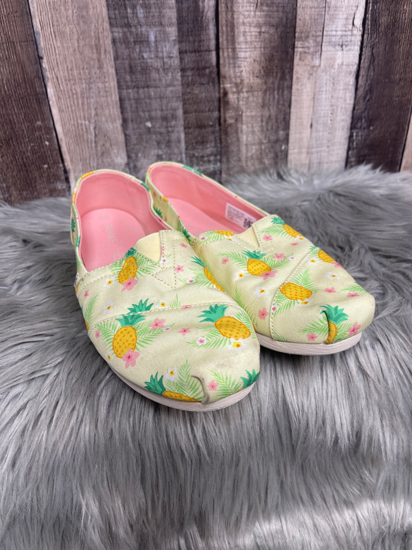 Shoes Flats By Toms In Floral Print, Size: 9