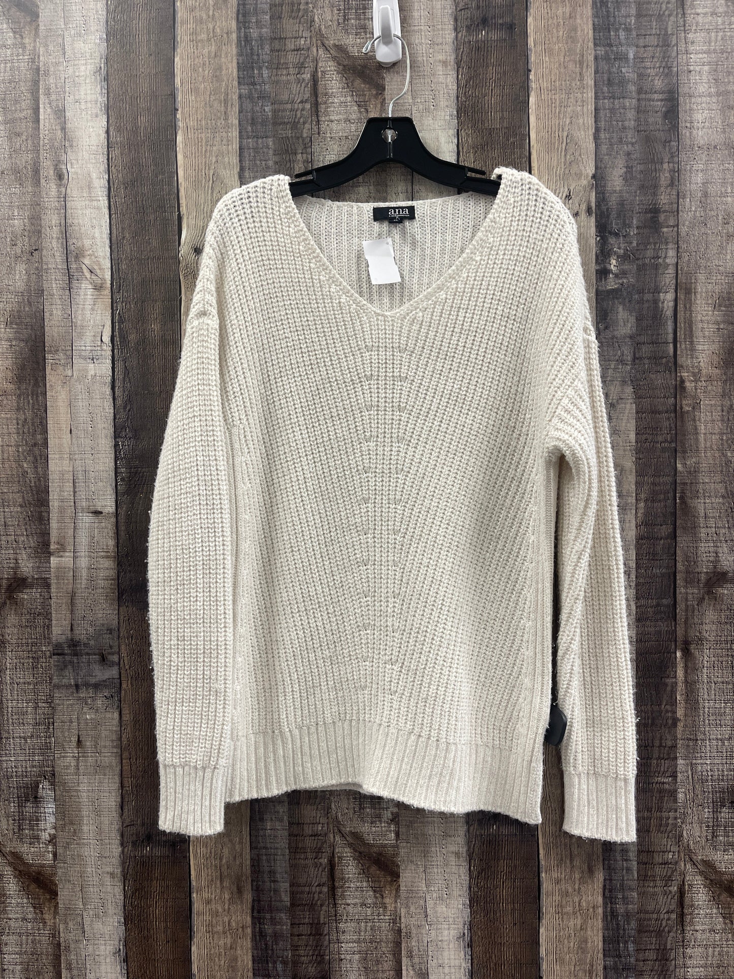 Sweater By Ana In Ivory, Size: Xs