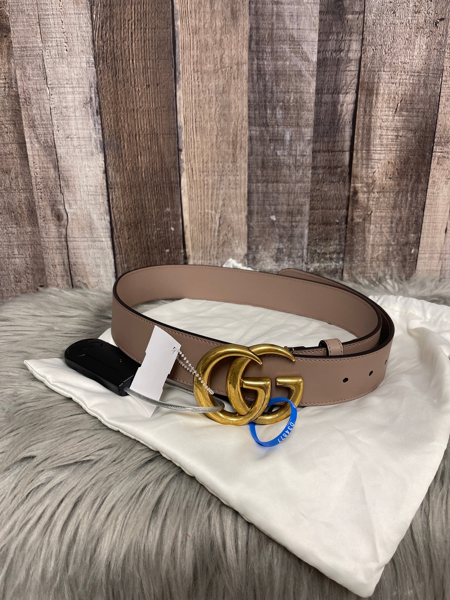 Belt Luxury Designer By Gucci, Size: Large