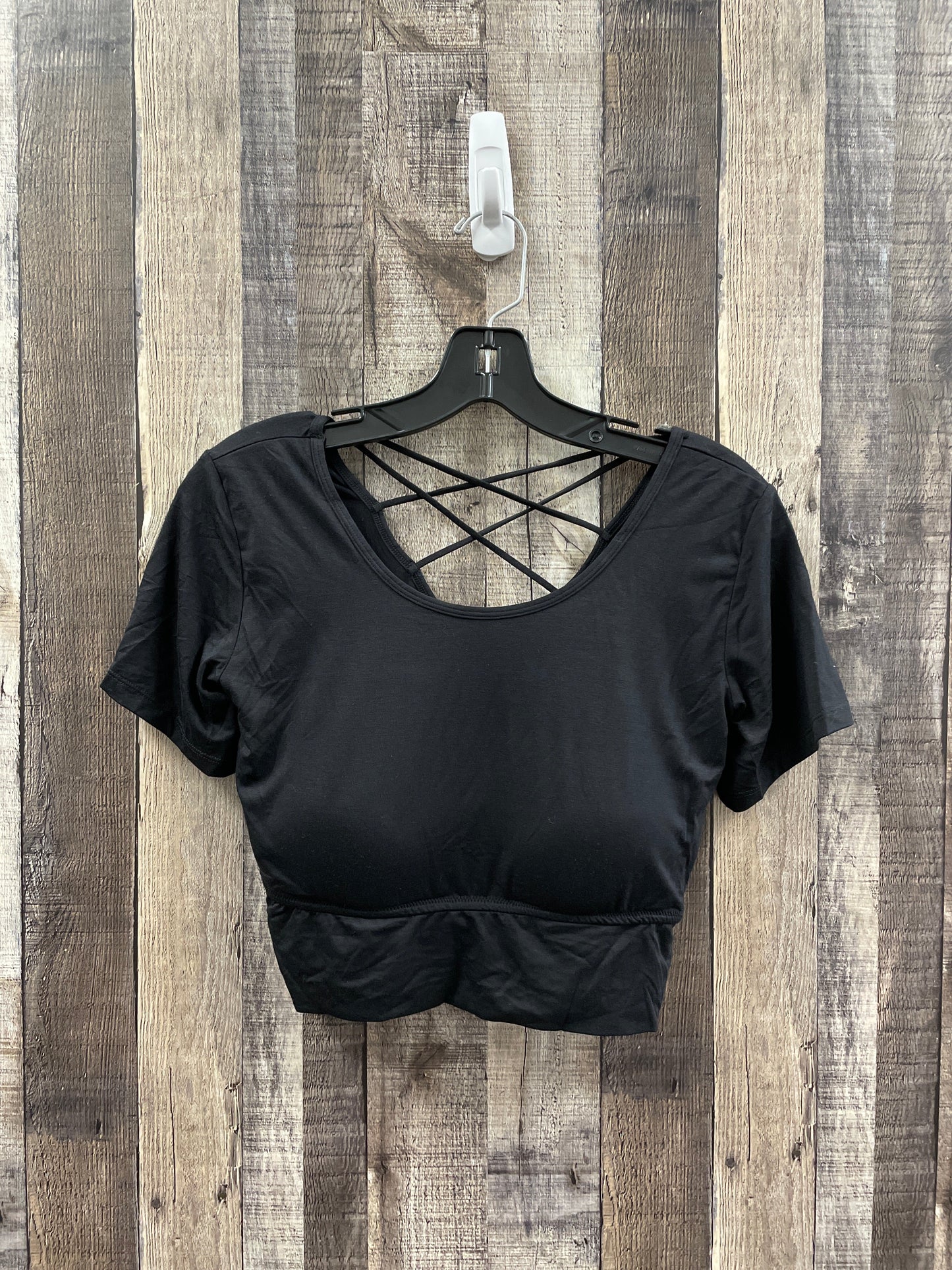 Top Short Sleeve By Cmf In Black, Size: 3x