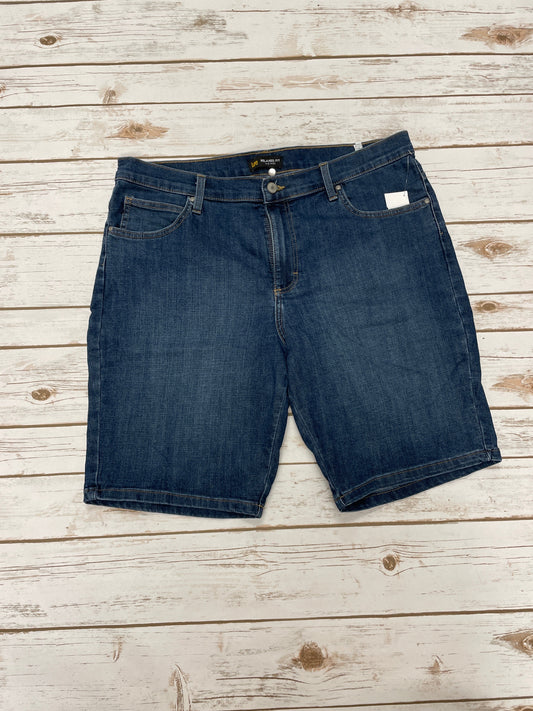 Shorts By Lee In Blue Denim, Size: 16