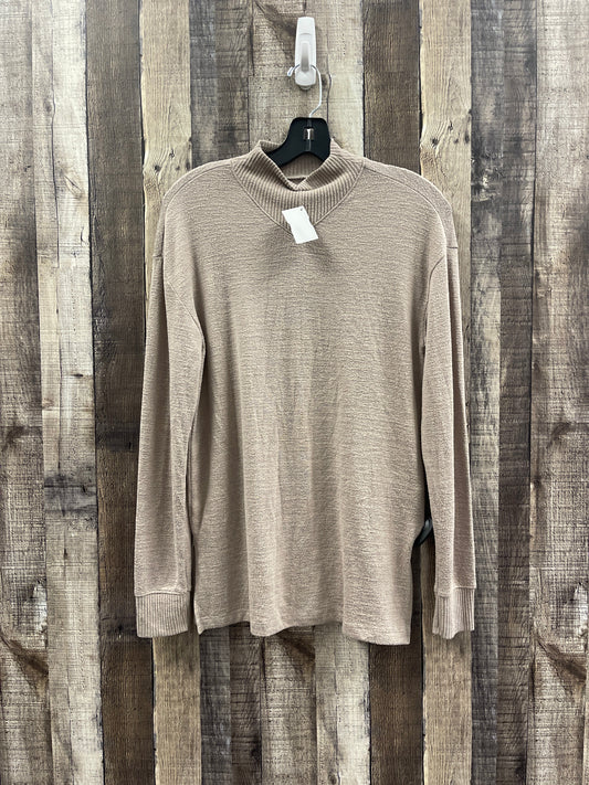 Top Long Sleeve By Abercrombie And Fitch In Brown, Size: Xs