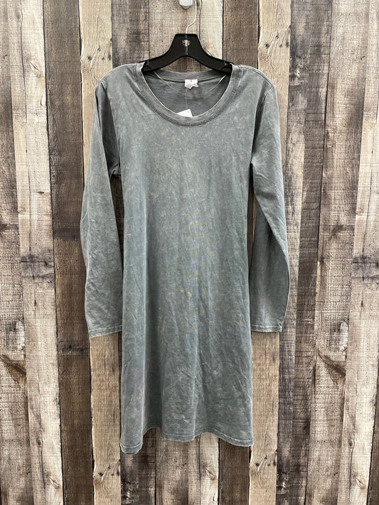 Dress Casual Midi By Cable And Gauge In Grey, Size: M