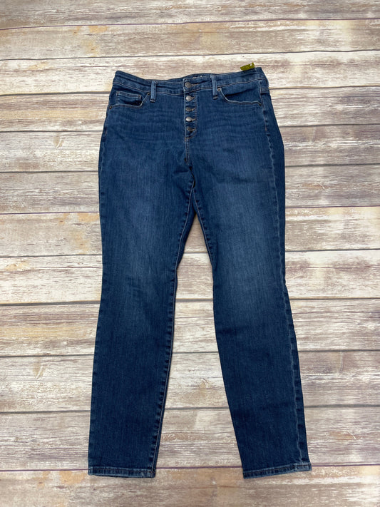 Jeans Skinny By Universal Thread In Blue Denim, Size: 10