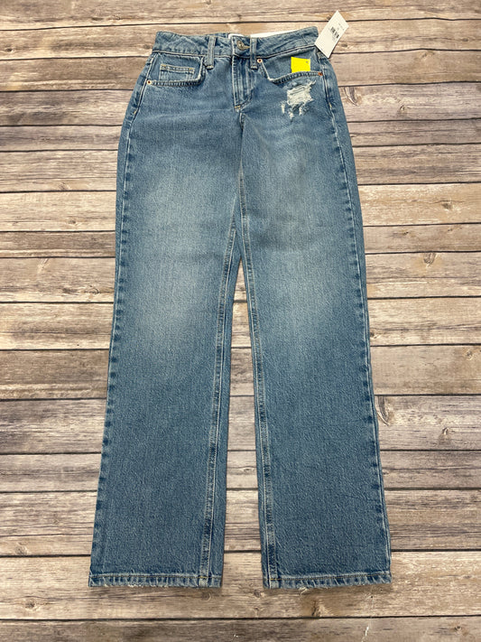 Jeans Straight By Bdg In Blue Denim, Size: 0