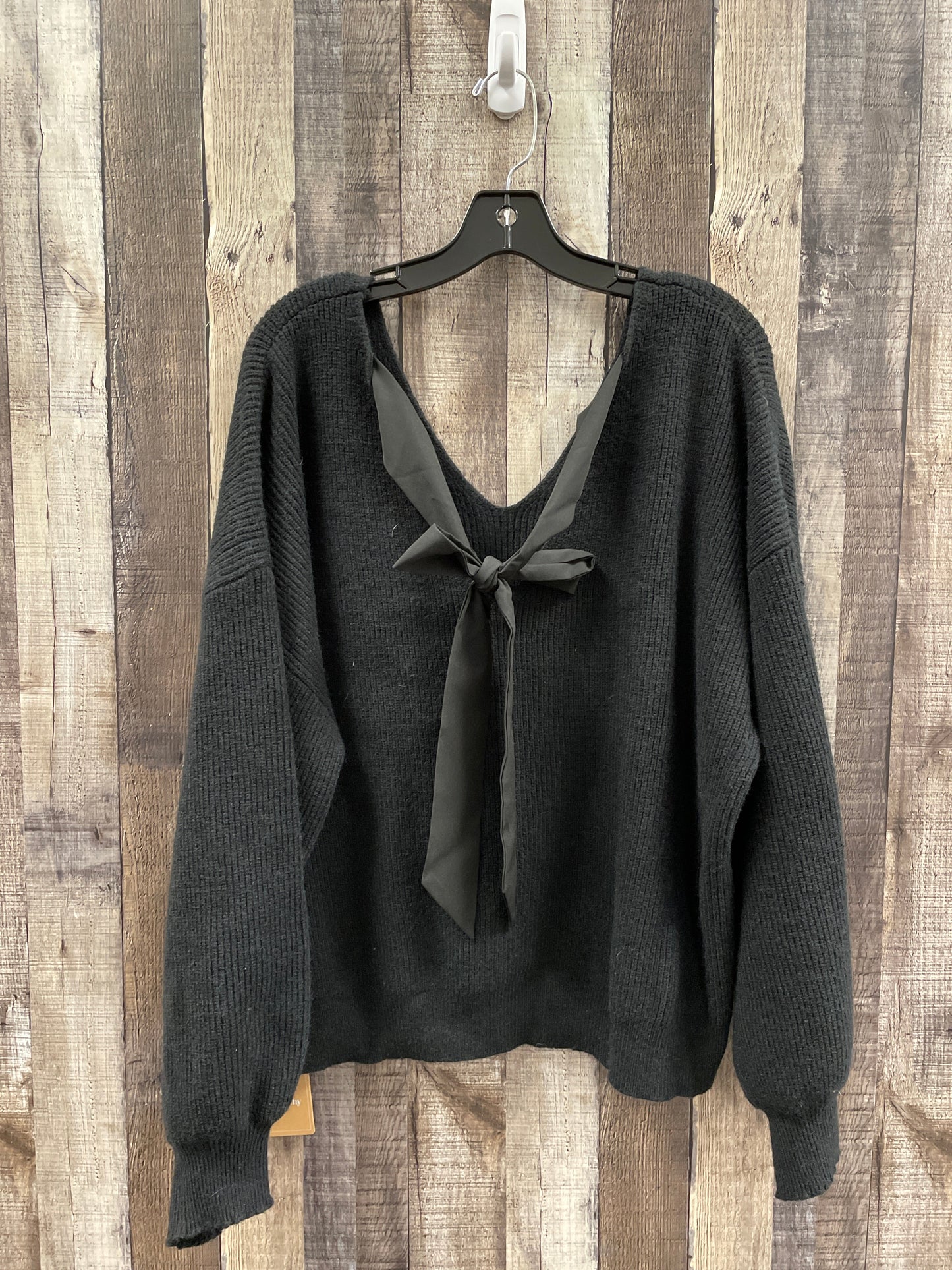 Sweater By Shein In Black, Size: 3x