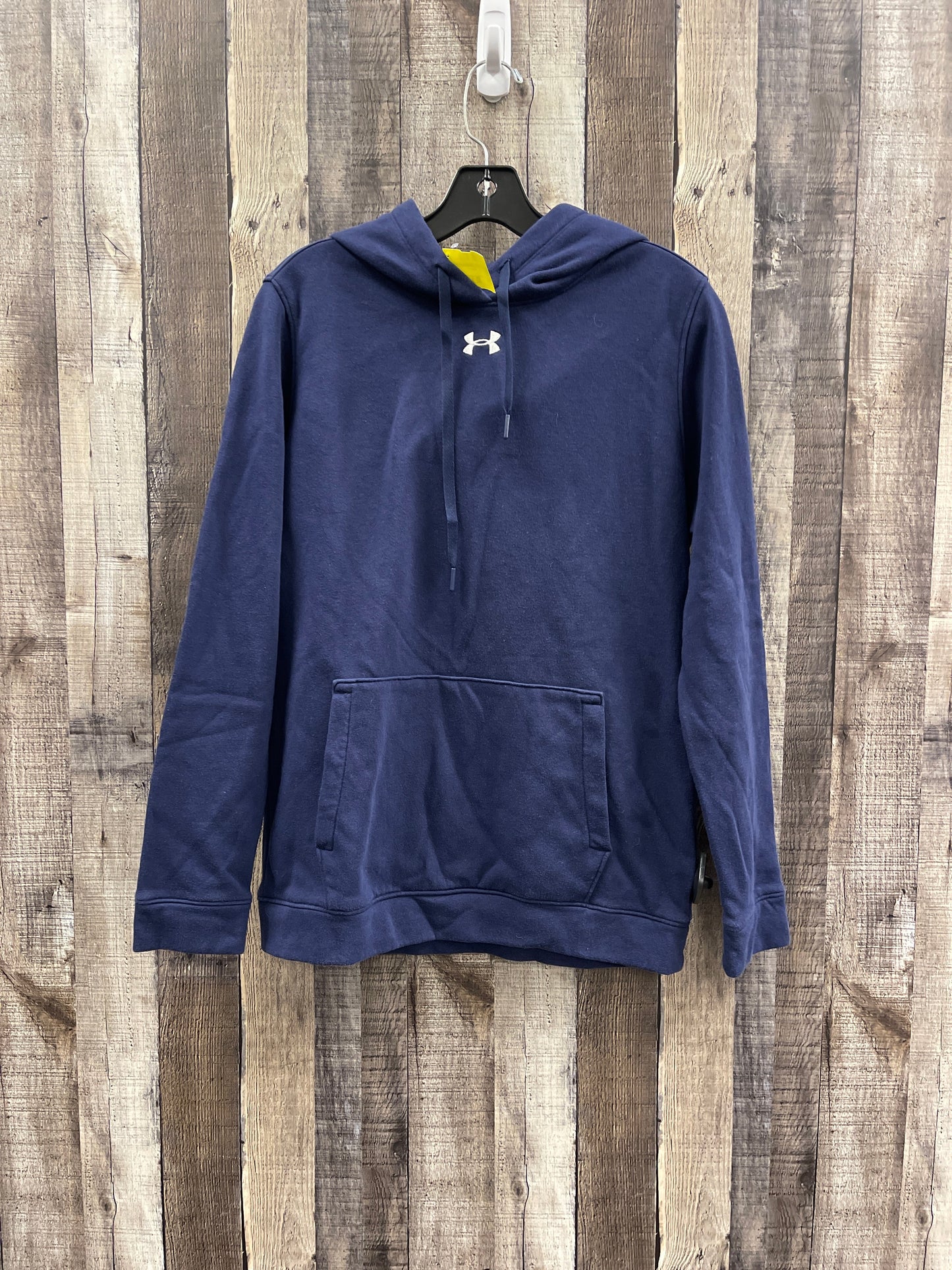 Sweatshirt Hoodie By Under Armour In Navy, Size: S