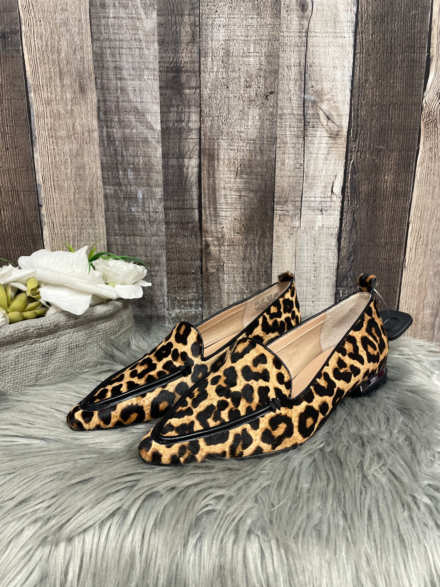 Shoes Flats By Franco Sarto In Animal Print, Size: 8.5