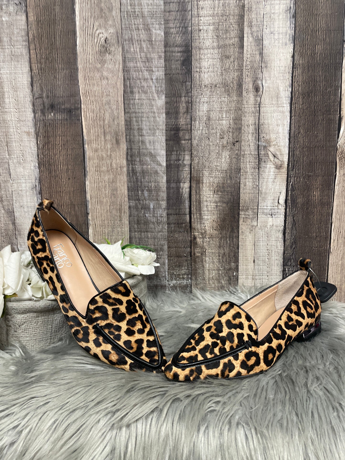 Shoes Flats By Franco Sarto In Animal Print, Size: 8.5