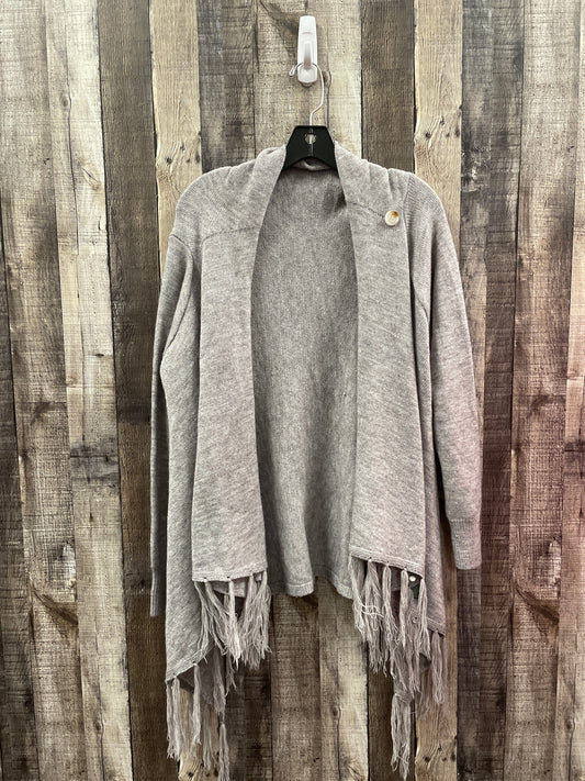 Sweater Cardigan By Shein In Grey, Size: L