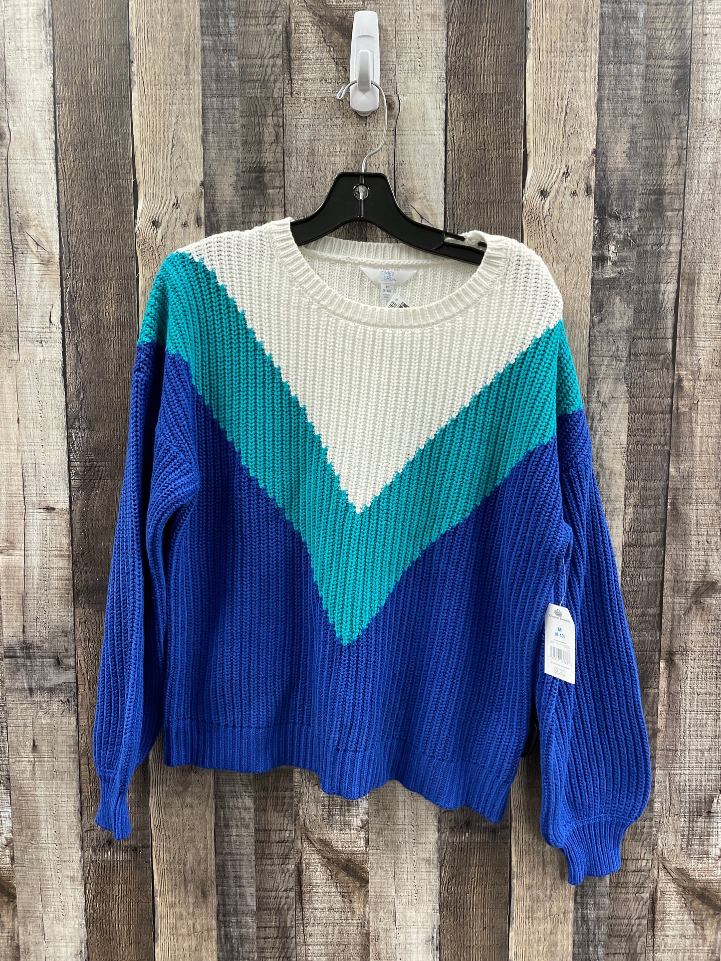 Sweater By Time And Tru In Multi-colored, Size: M