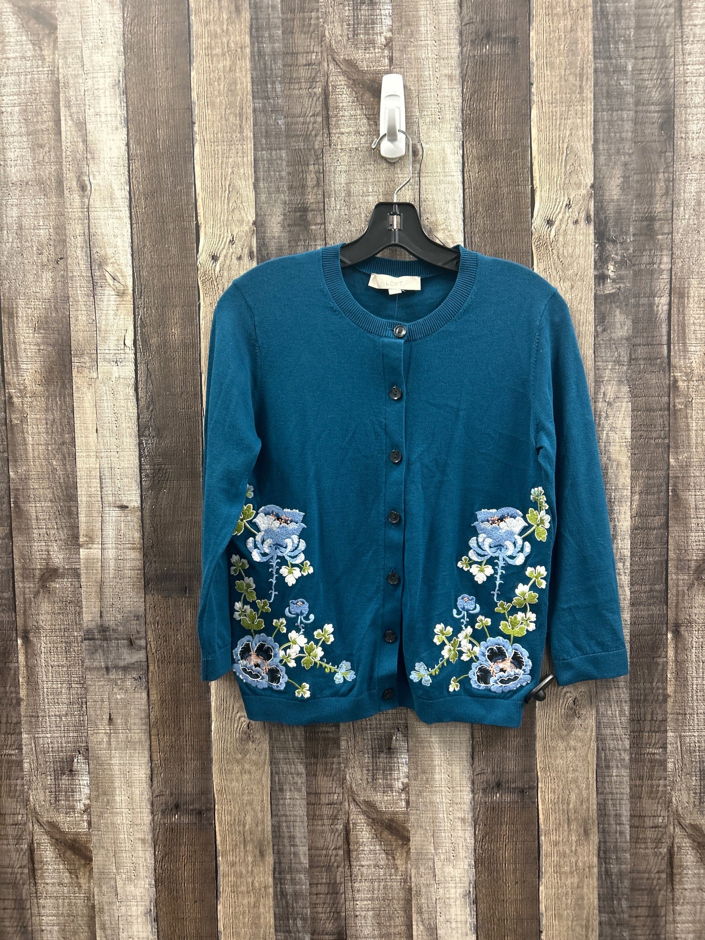 Cardigan By Loft In Blue, Size: S