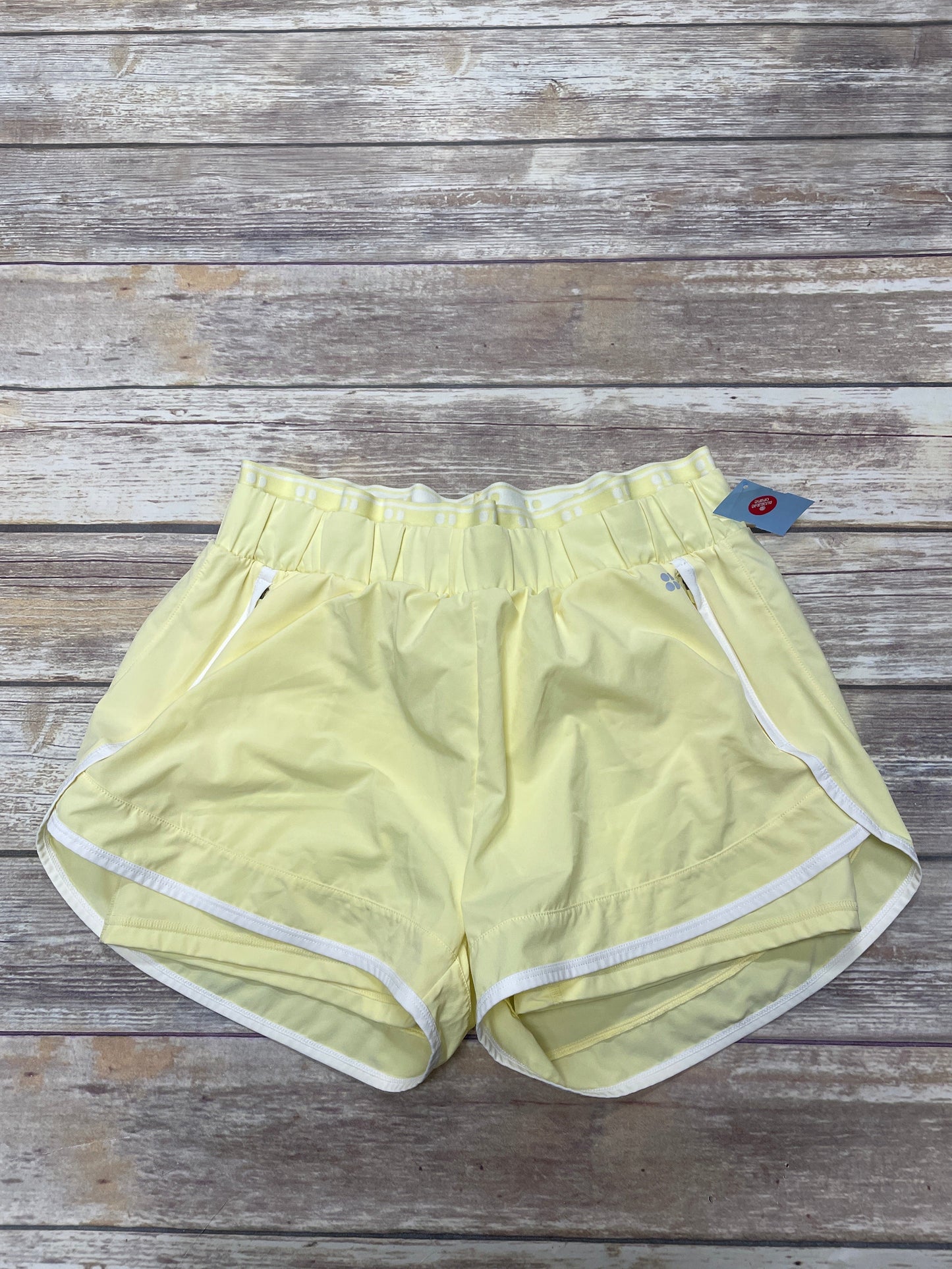 Athletic Shorts By Sweaty Betty In Yellow, Size: L